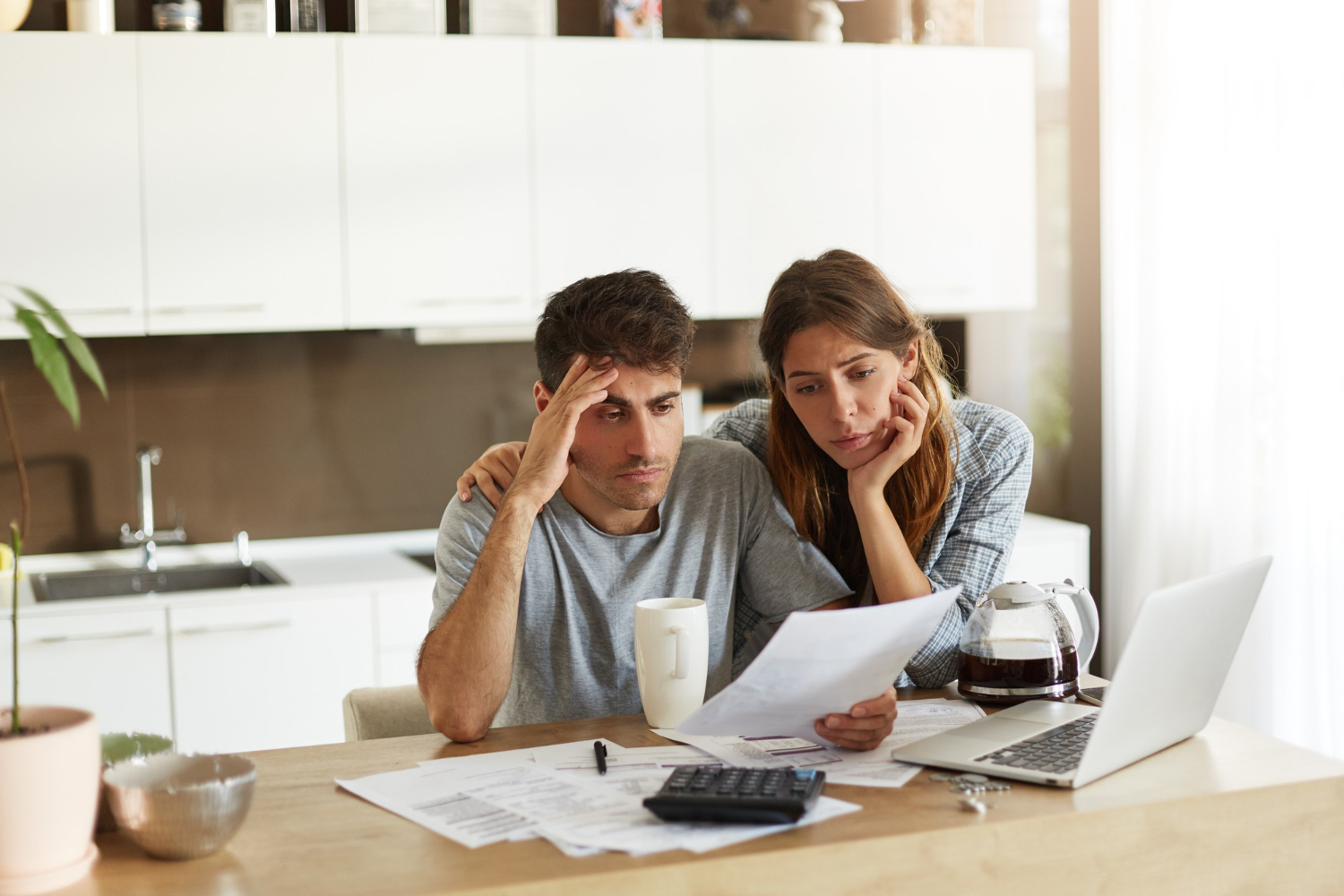 young couple having problems