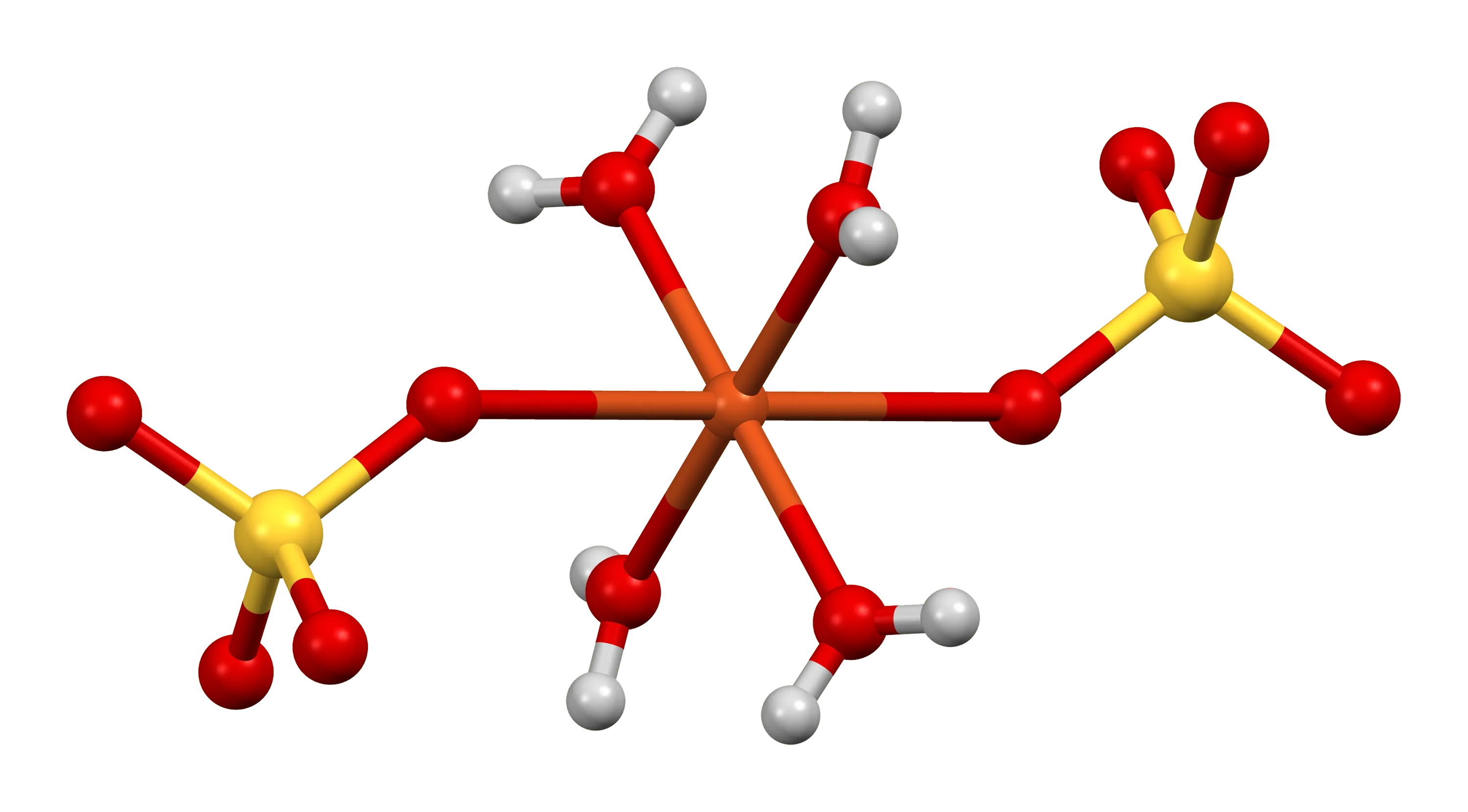 Copper(II) sulphate in water and in ammonia