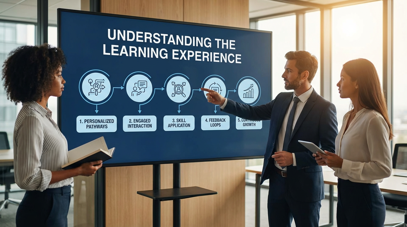 the learning experience - Illustration for article section