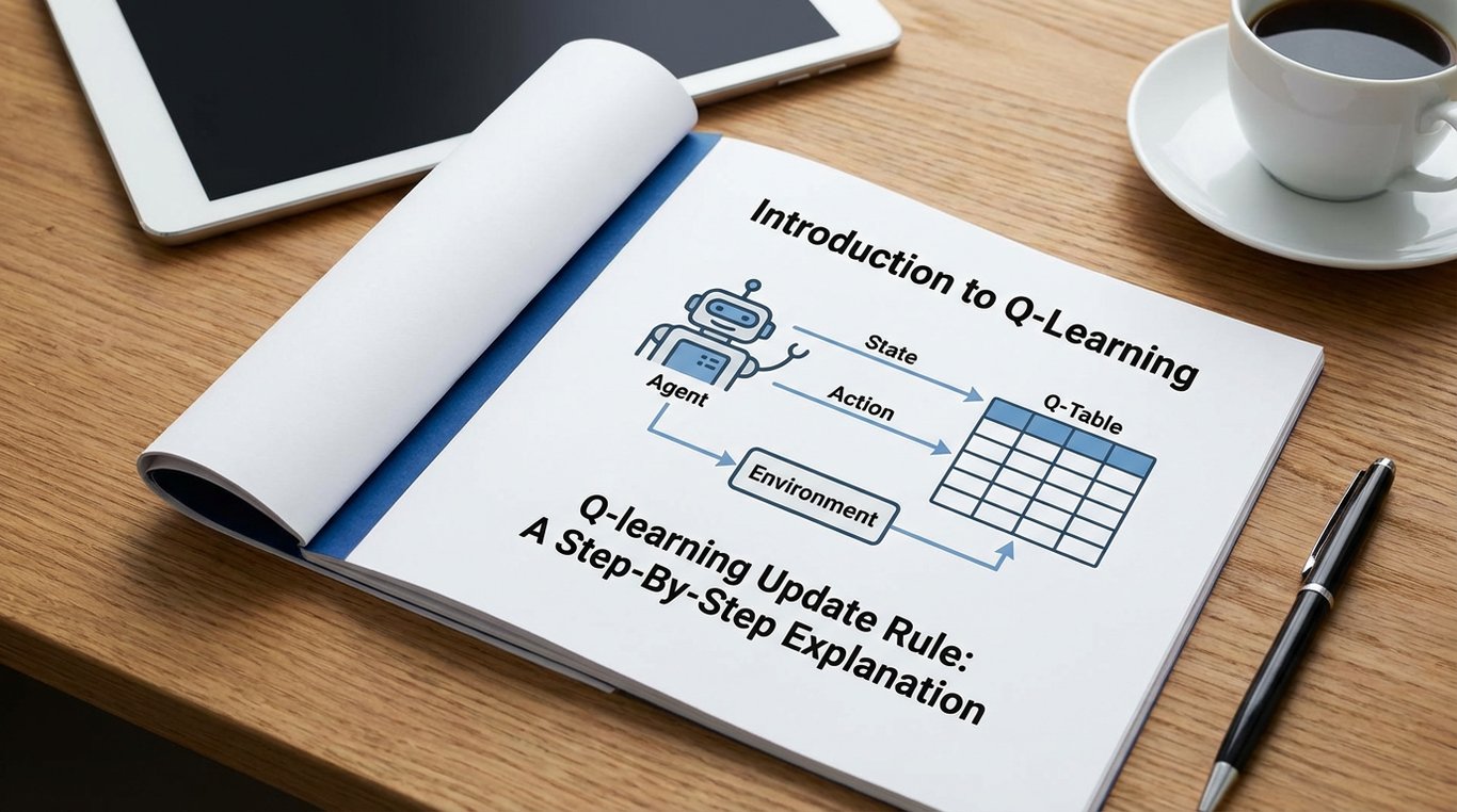 q-learning update rule - Illustration for article section