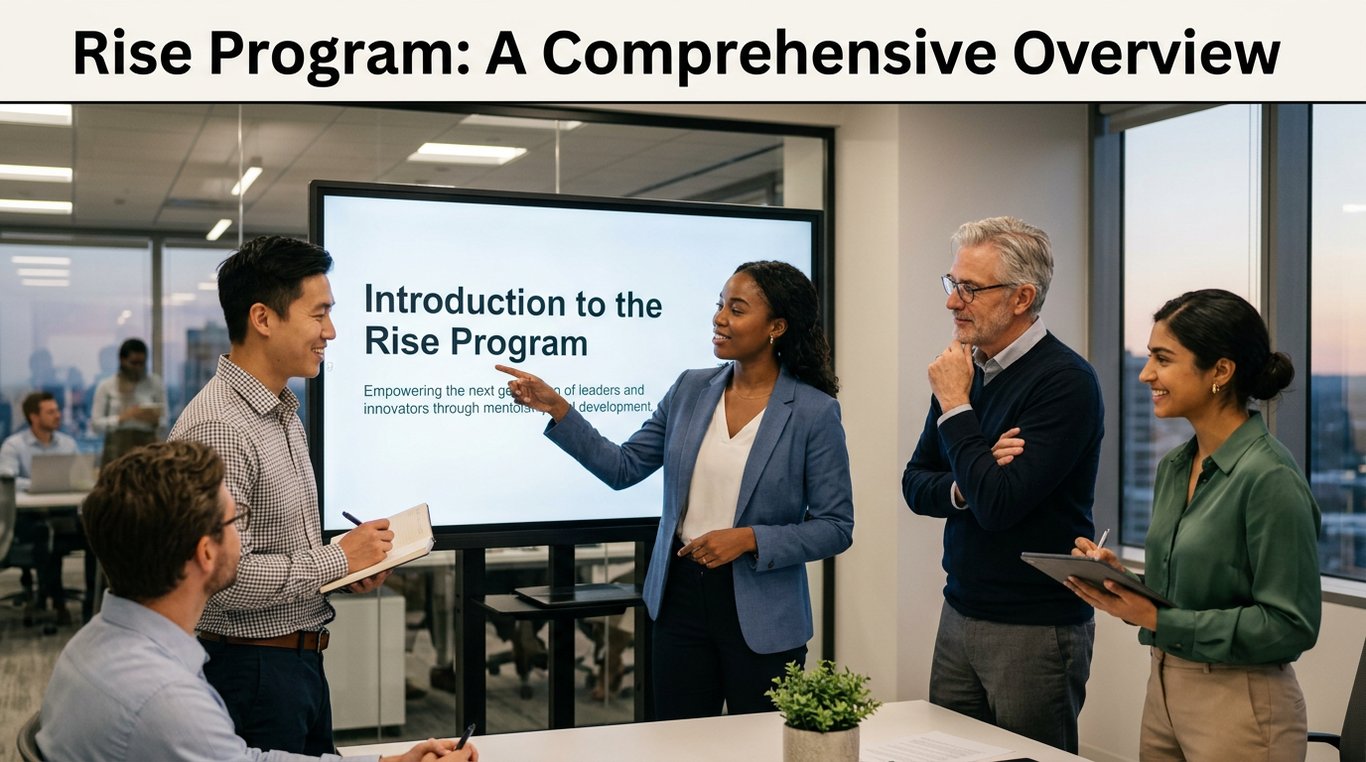 rise program - Illustration for article section