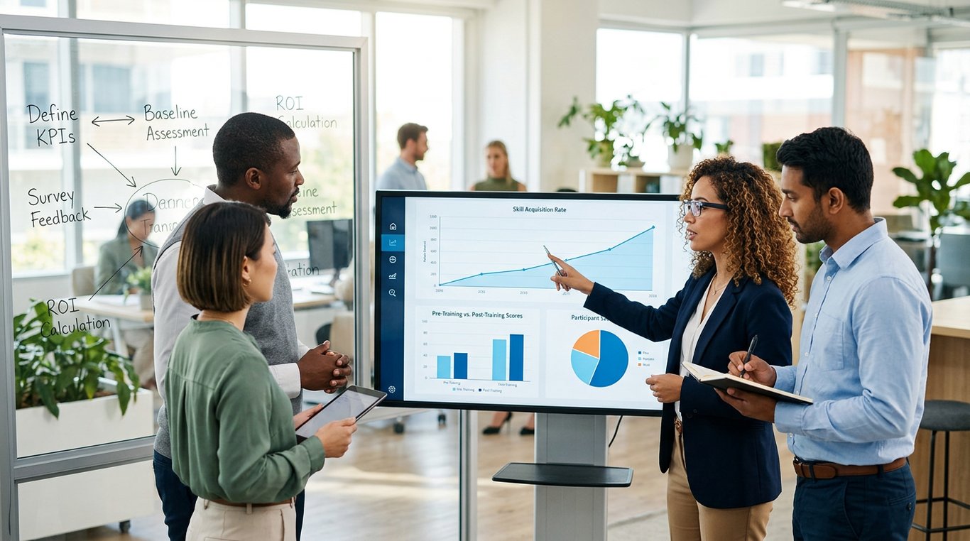 how to measure the effectiveness of an upskill program - Illustration for article section