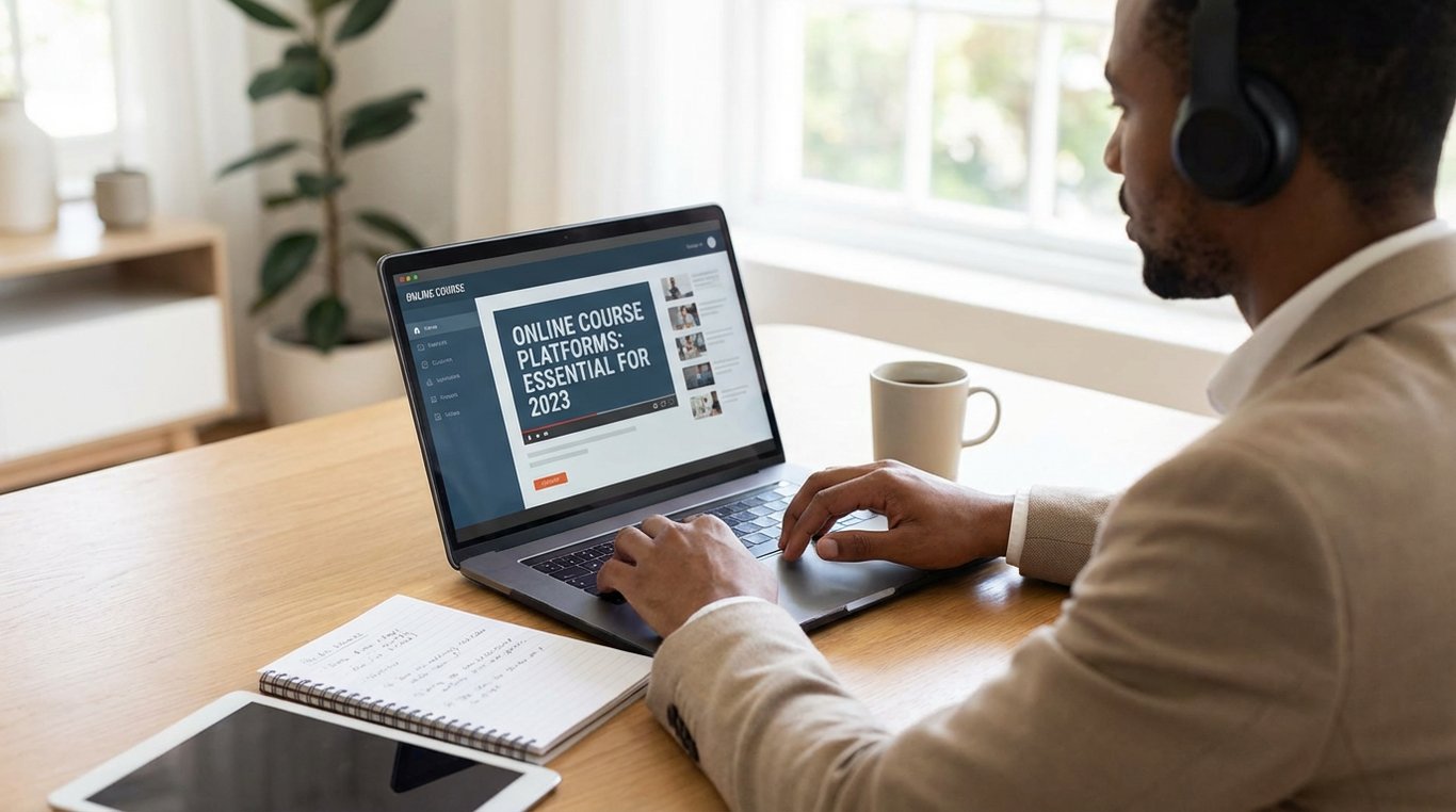 online course platforms - Illustration for article section