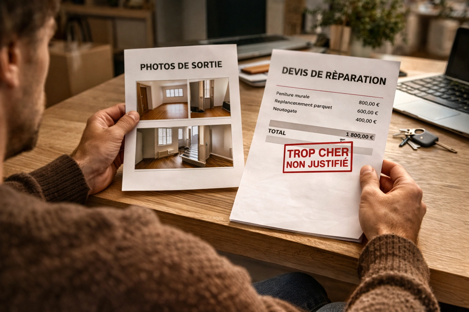 Retenue abusive sur caution