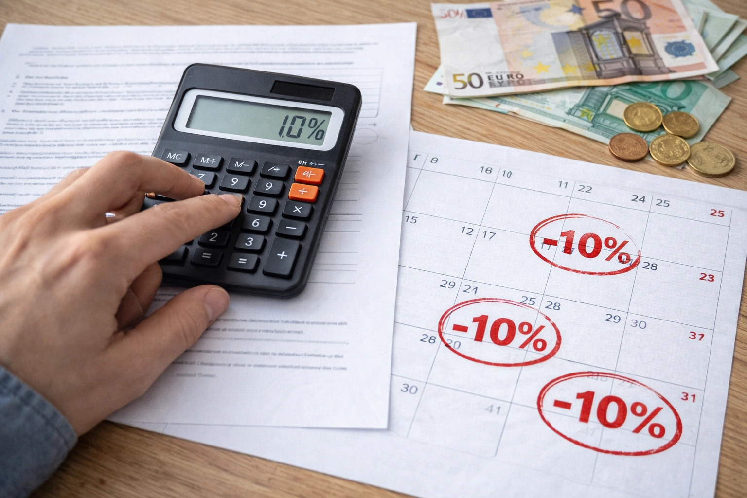 Pénalité de 10 % par mois pour caution non rendue : comment la calculer ?