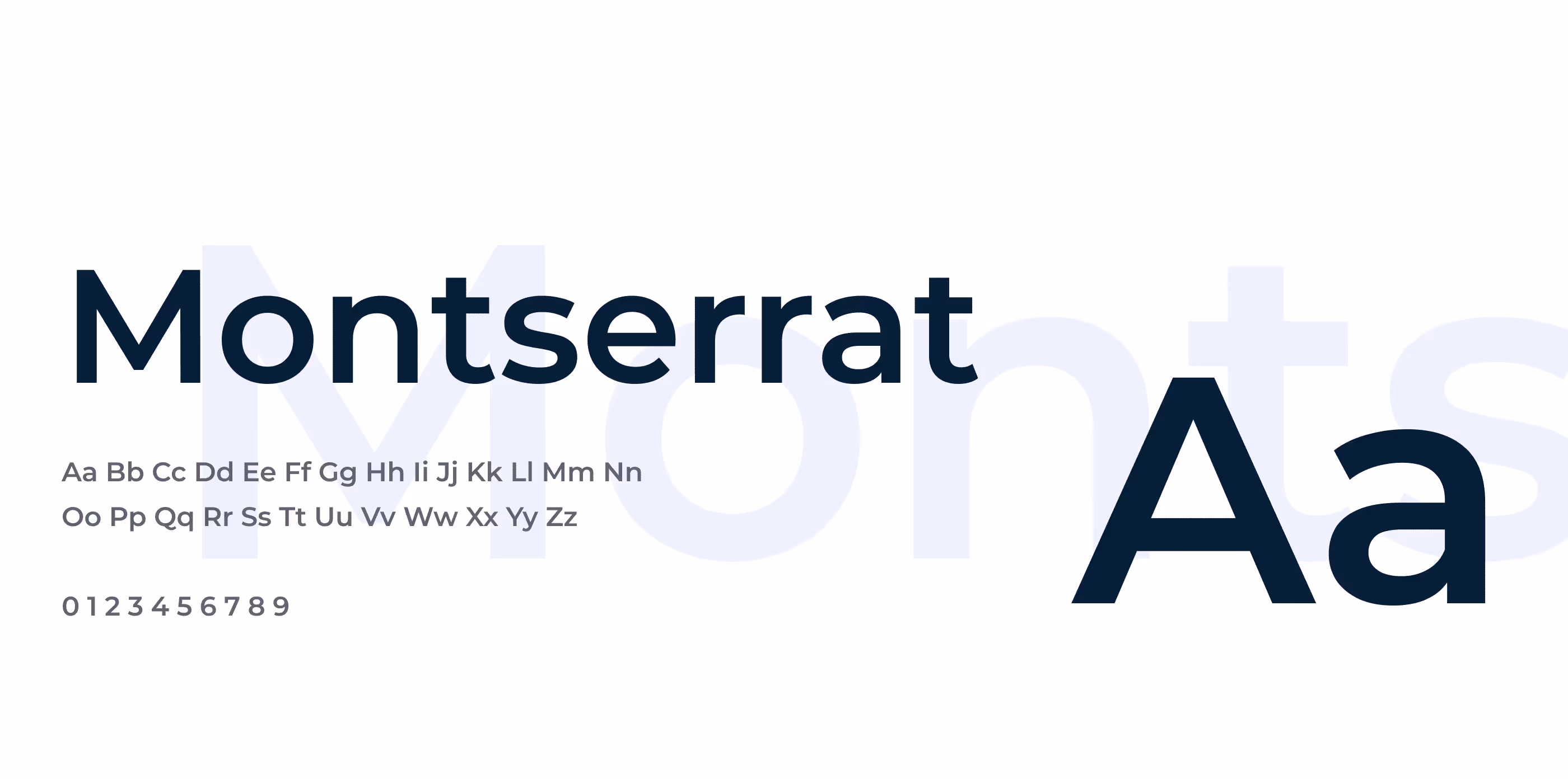 Typography of the application