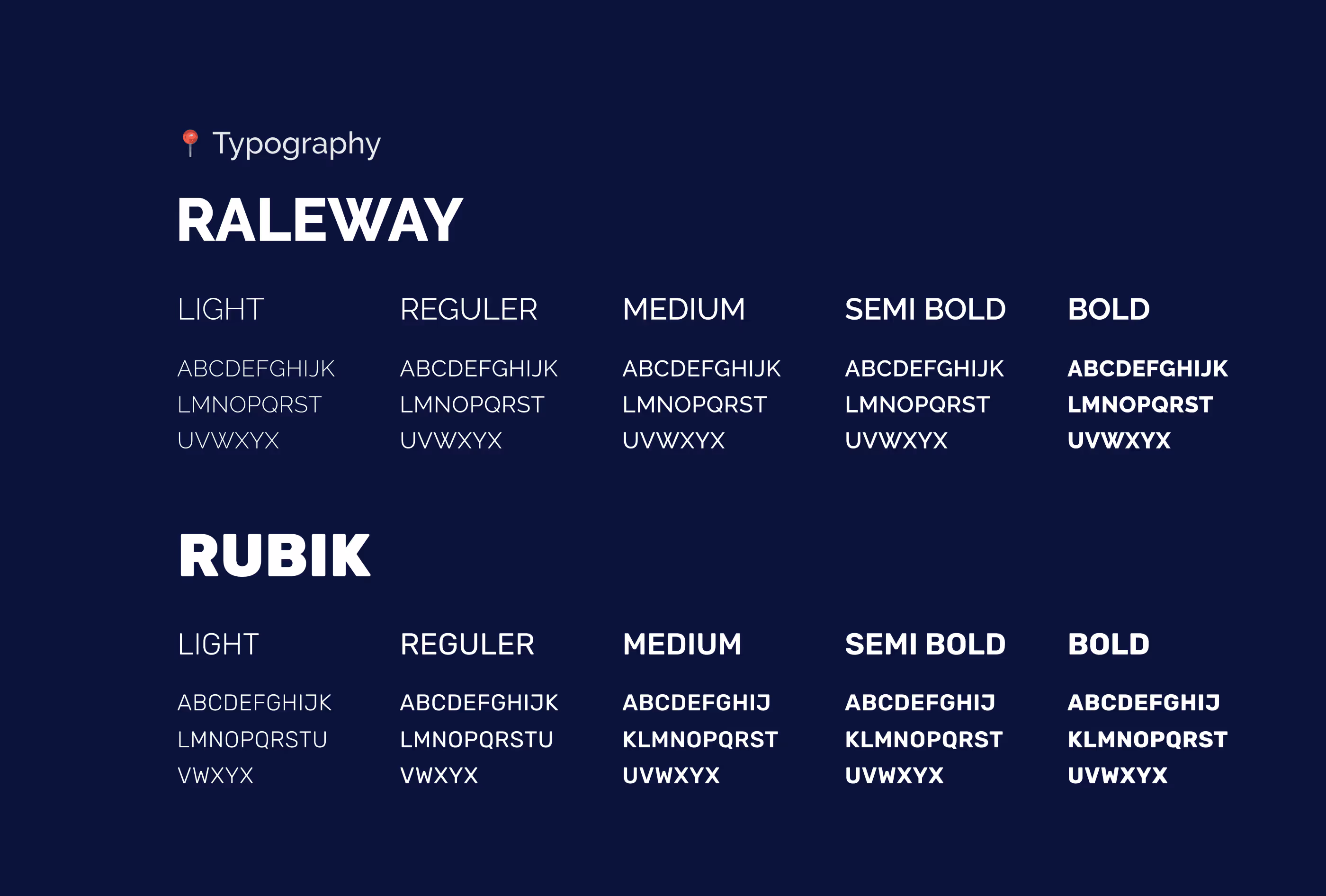 Dreamy typography