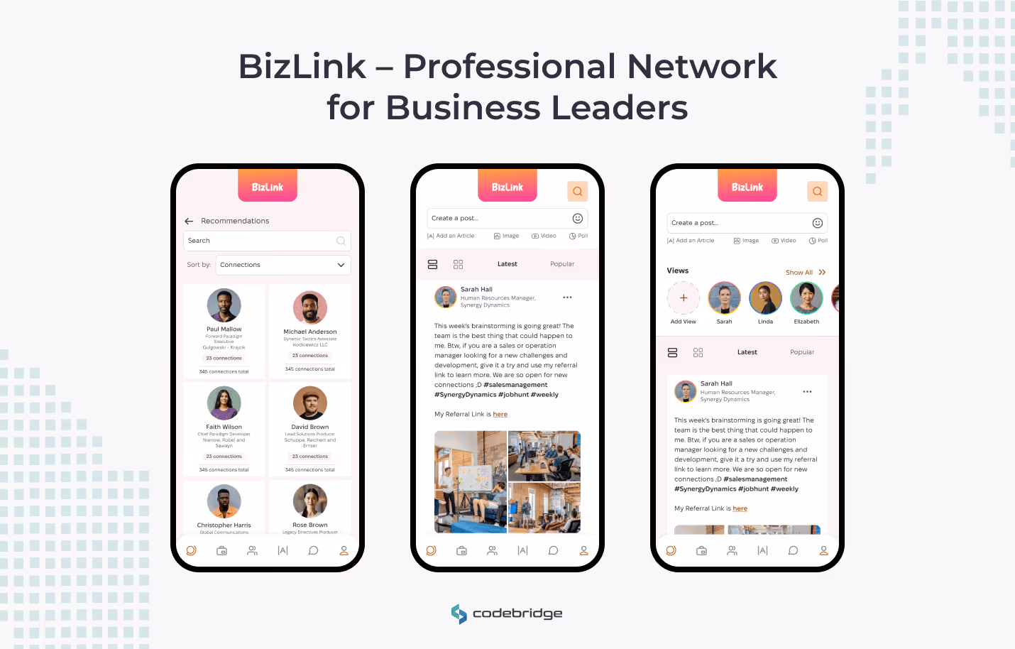 Screenshot von BizLink - Professionelles Netzwerk für Führungskräfte aus der Wirtschaft