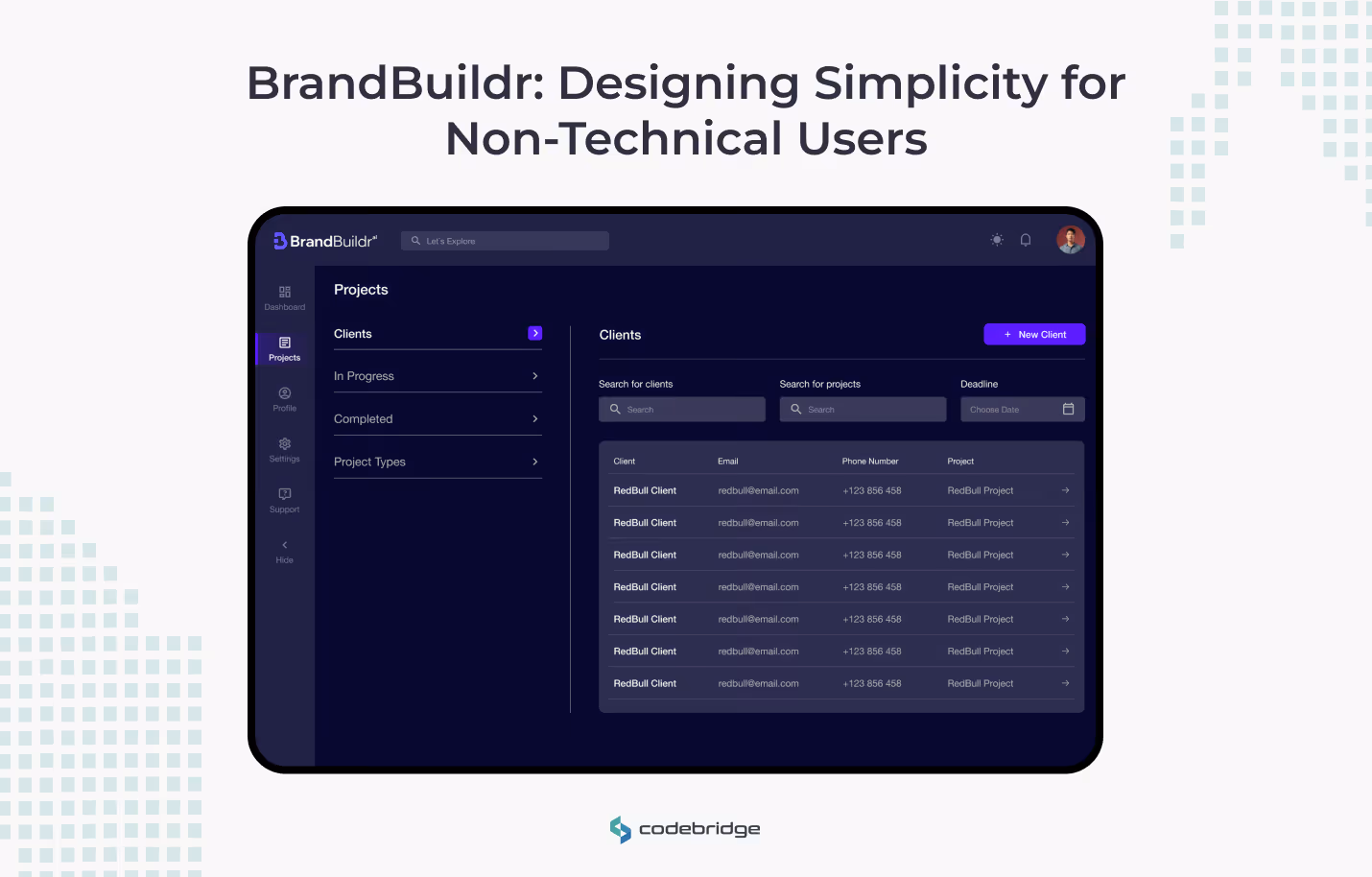 BrandBuildr: Designing Simplicity for Non-Technical Users