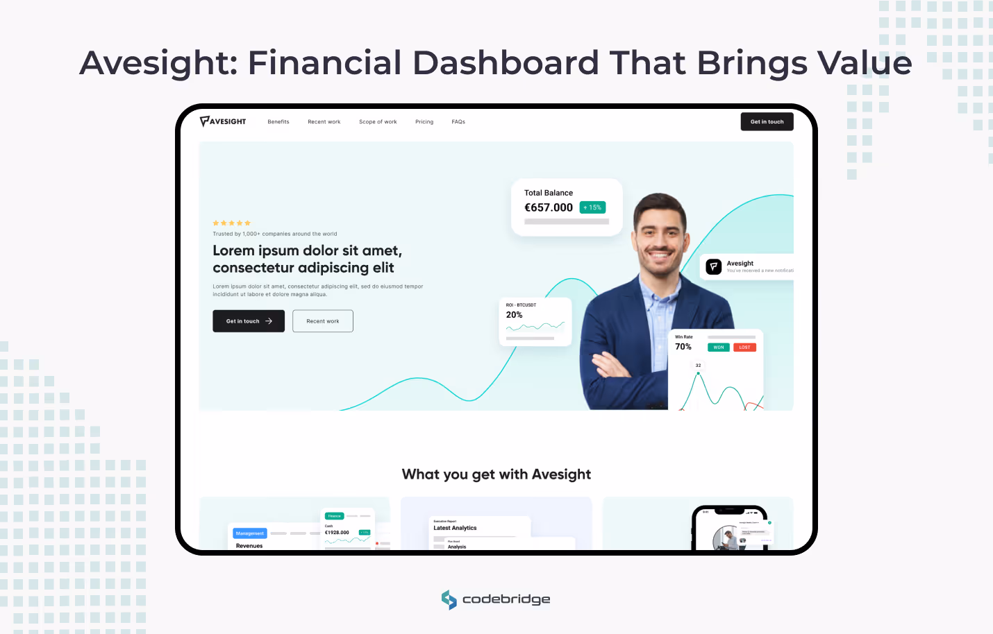 Avesight - Designing a Finance-Focused Web Platform