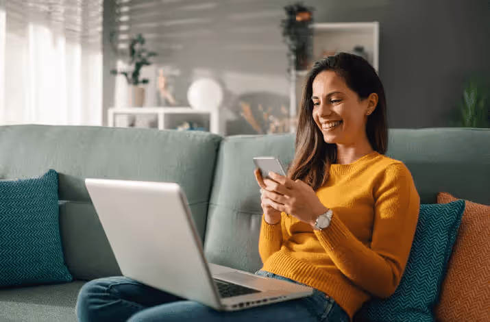 Woman experiencing memorable design