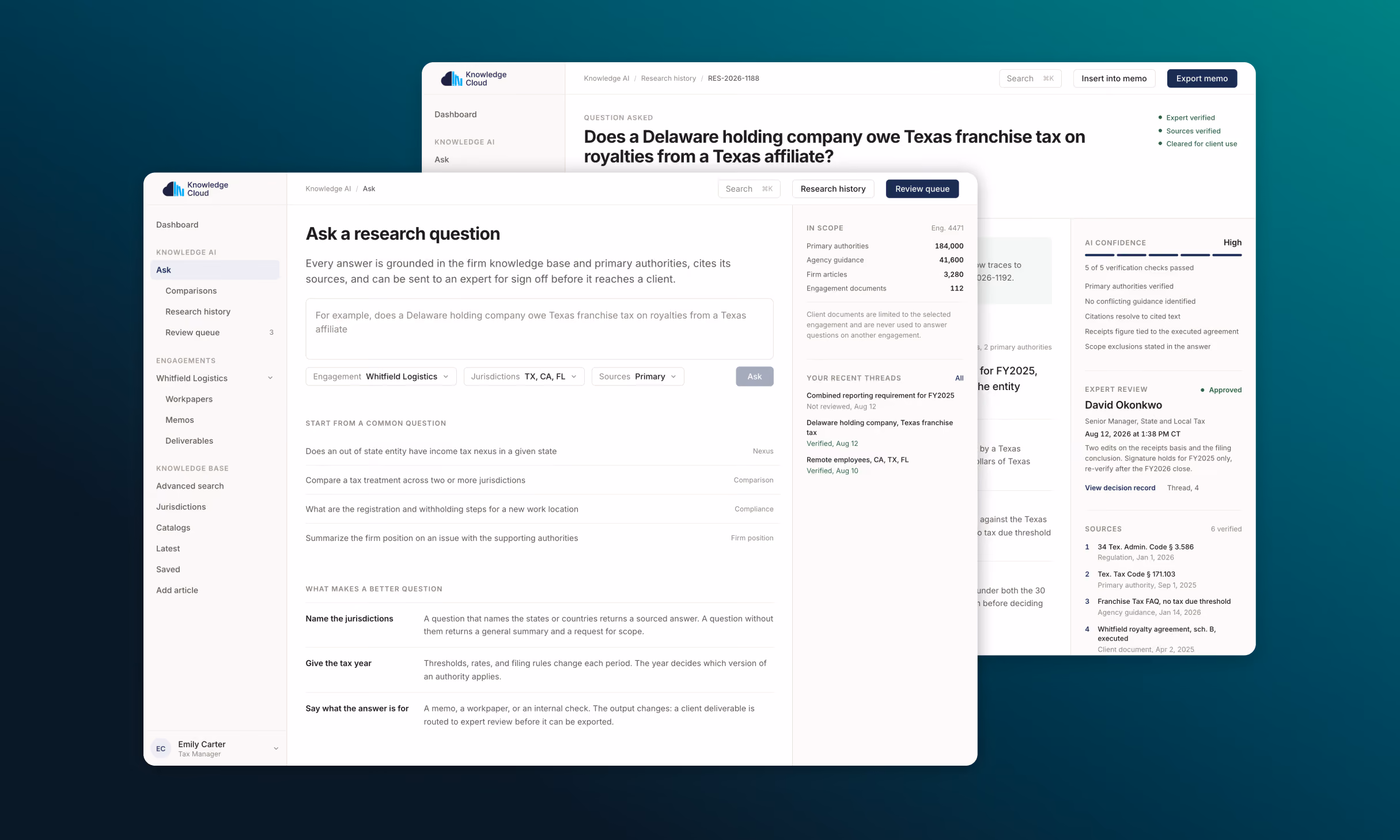 AI Knowledge Management System