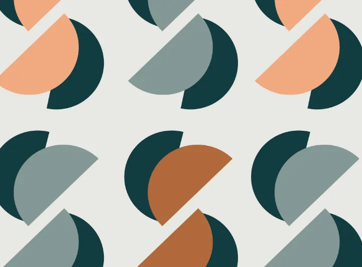 Abstract horizontal scan pattern