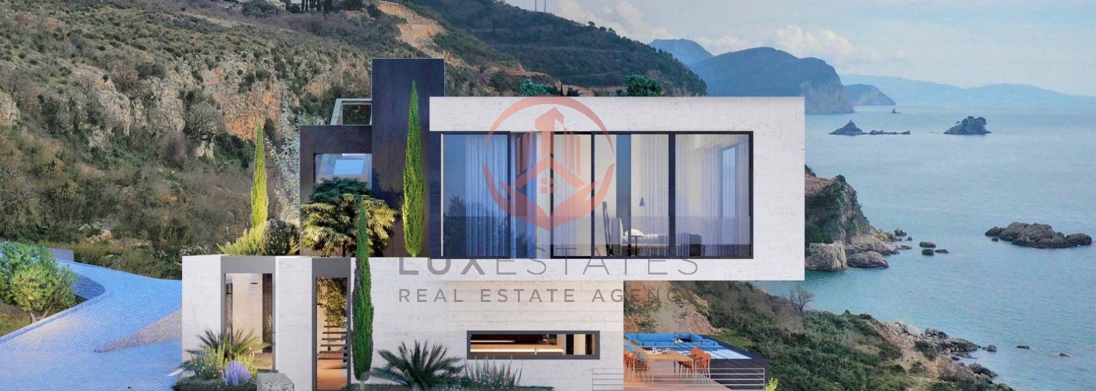 Budva - Reževići - luksuzna villa iznad mora sa bazenom - 11201-BD0812