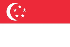 Singapore flag.