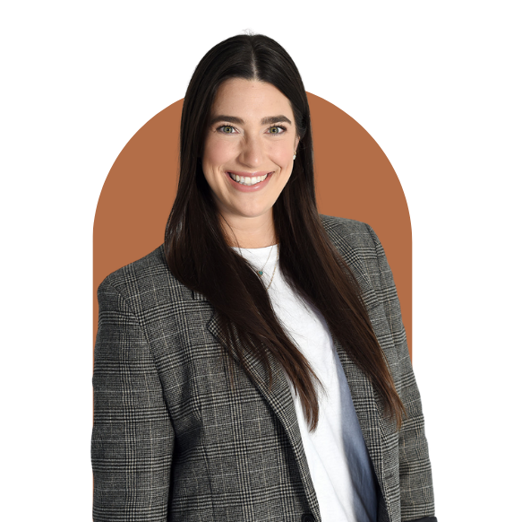 Headshot of Heidi Solomon from waist up smiling in a business casual top.