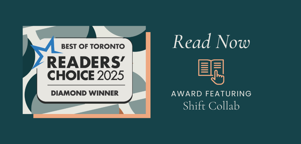 Image of Best of Toronto Readers' Choice Awards 2025 with a "read now" button