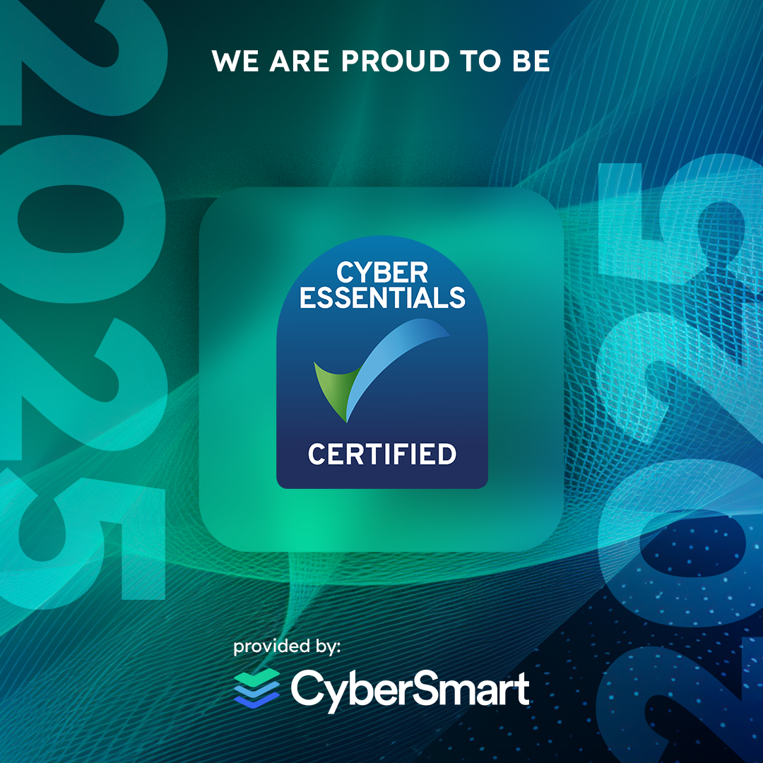 Cyber Essentials 2025 certification logo – UK government-backed cybersecurity standard