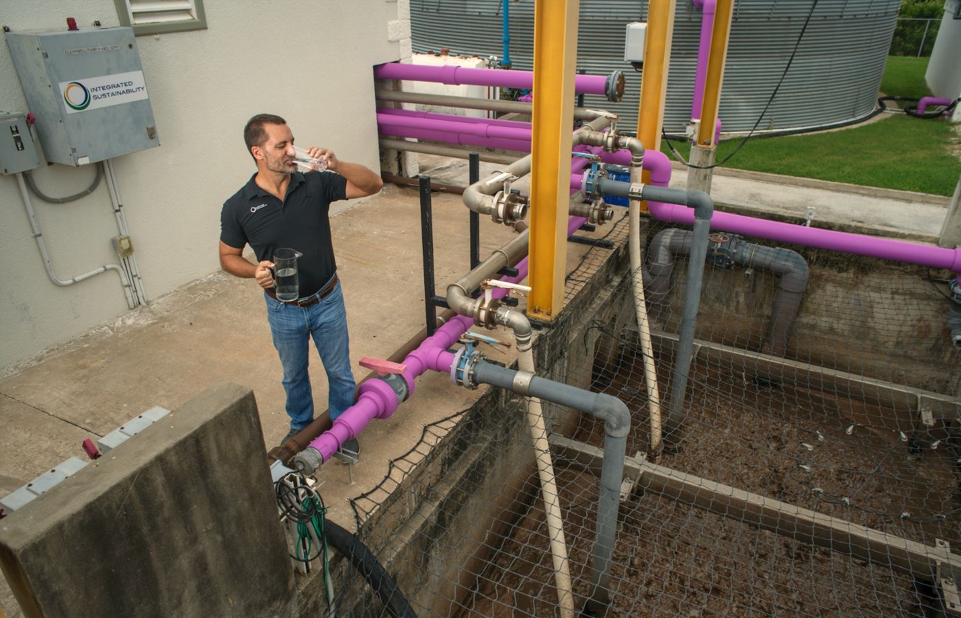 Reclaimed water treatment facility