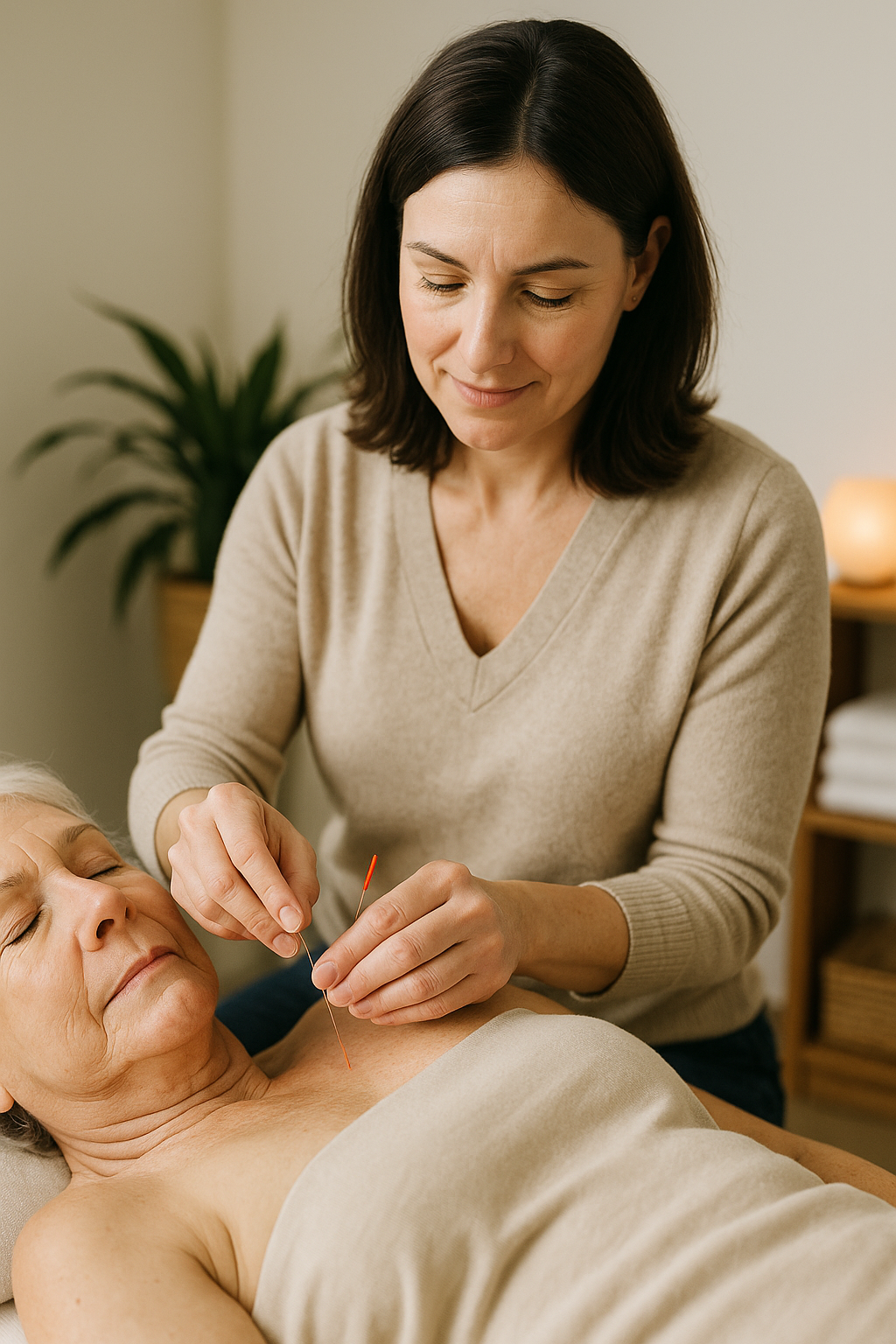 Acupuncture can alleviate pain, reduce inflammation, improve mobility, and promote relaxation.