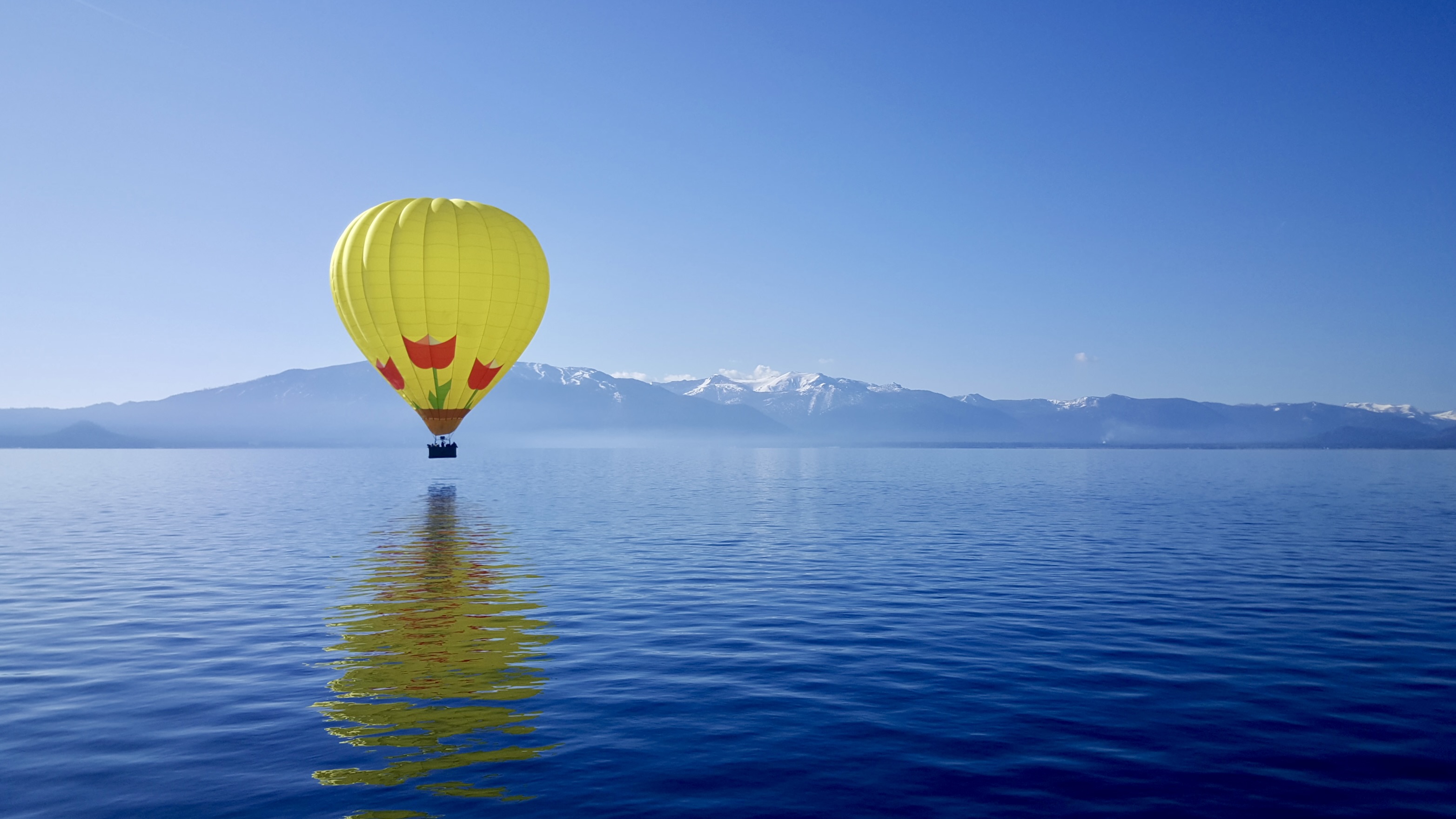 60 seconds above the lake — full morning flight