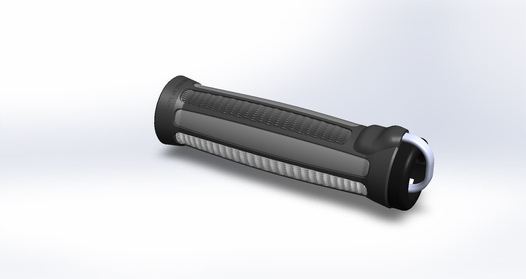 engineering model view of heated grip