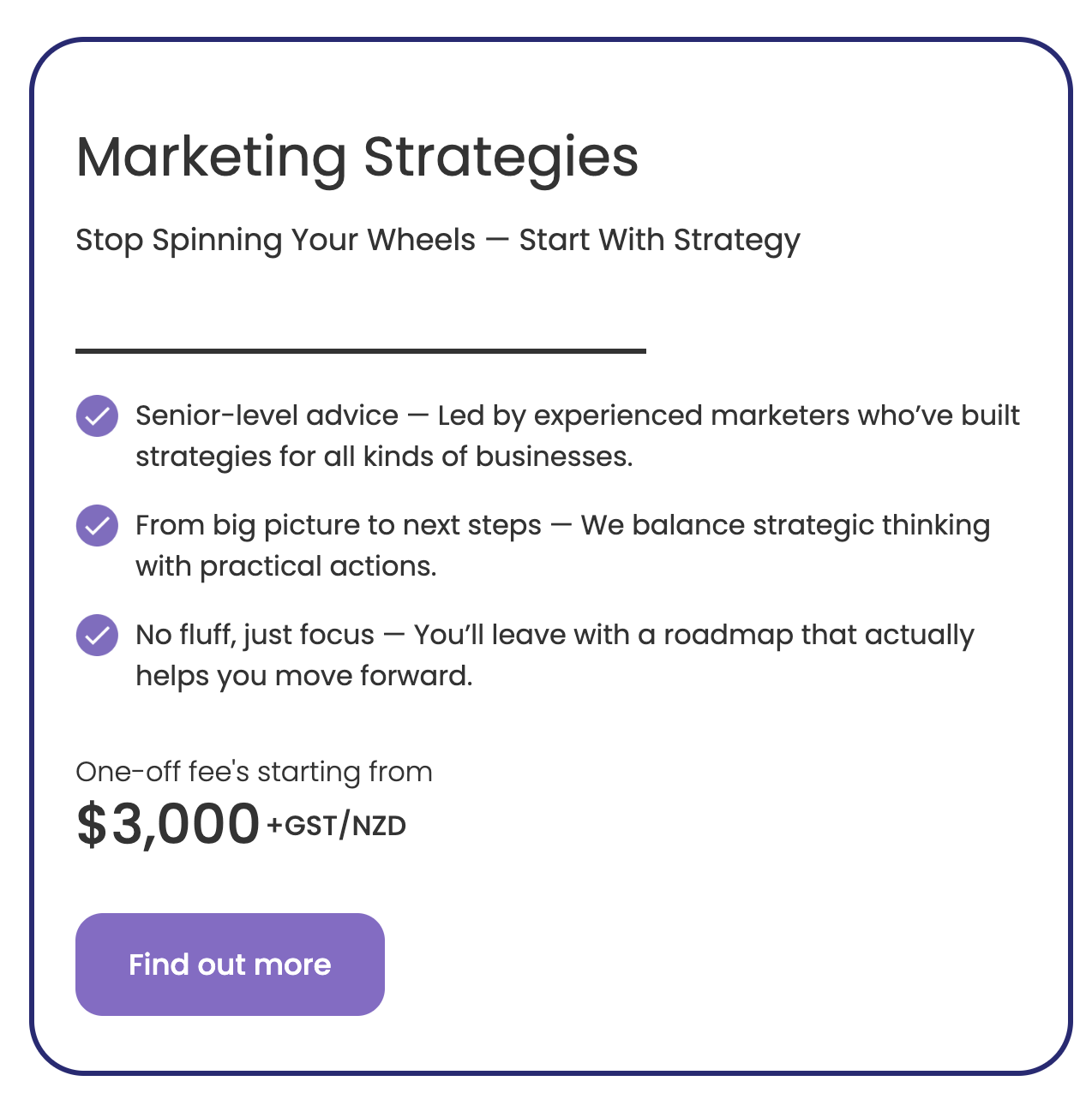 Marketing Strategies