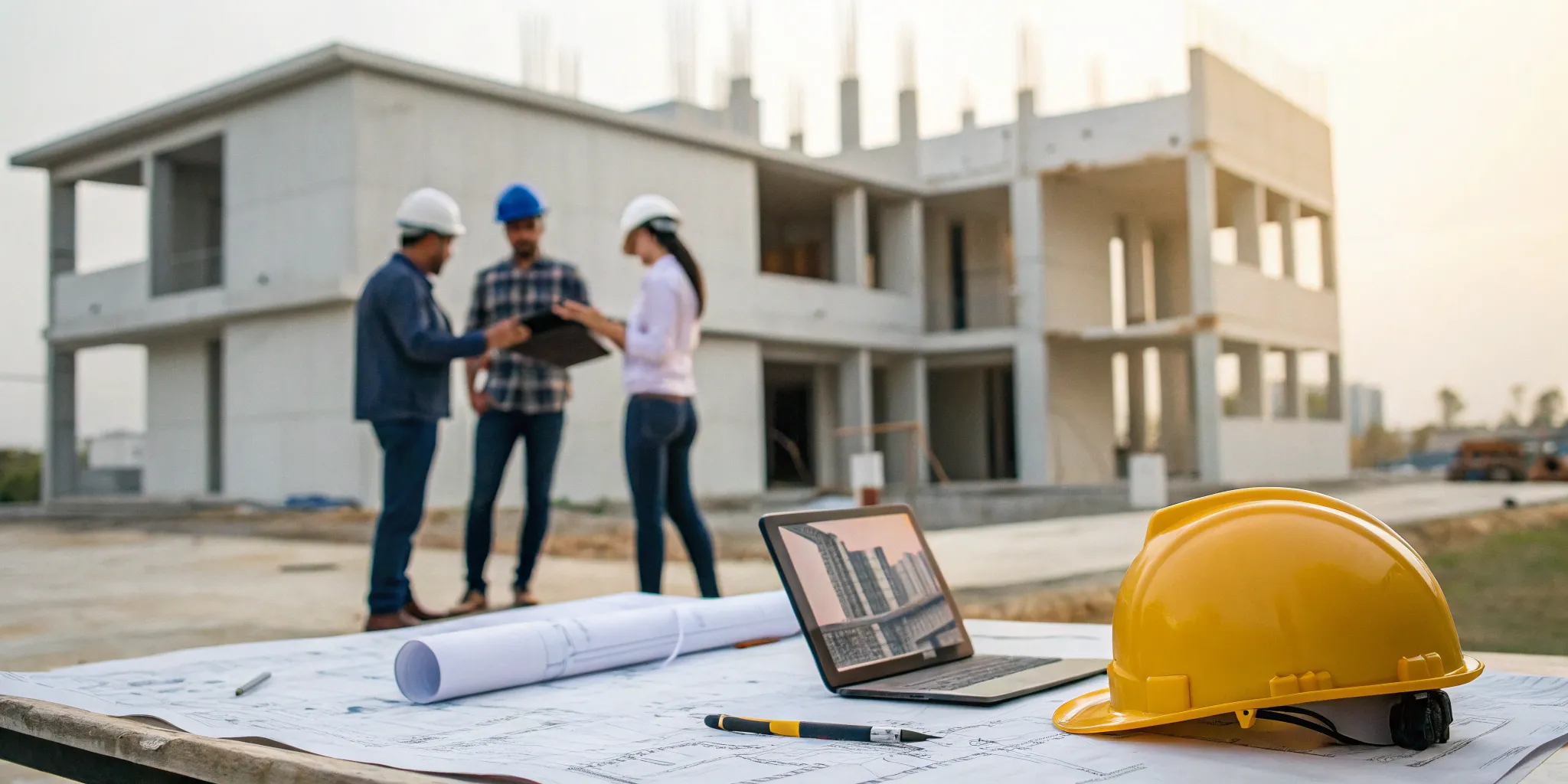 Collaboration between designers and builders, a key benefit of integrated design and construction.