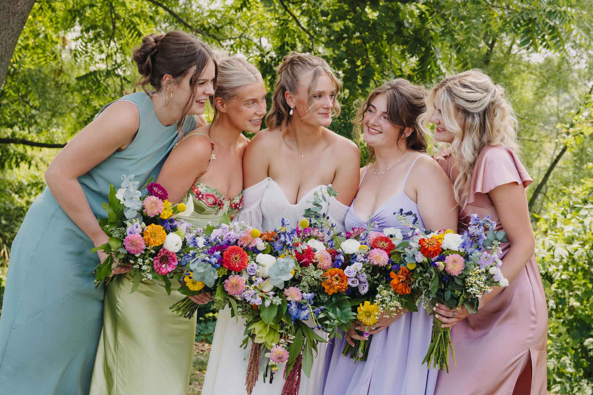 Couple holding hands while walking in Toronto