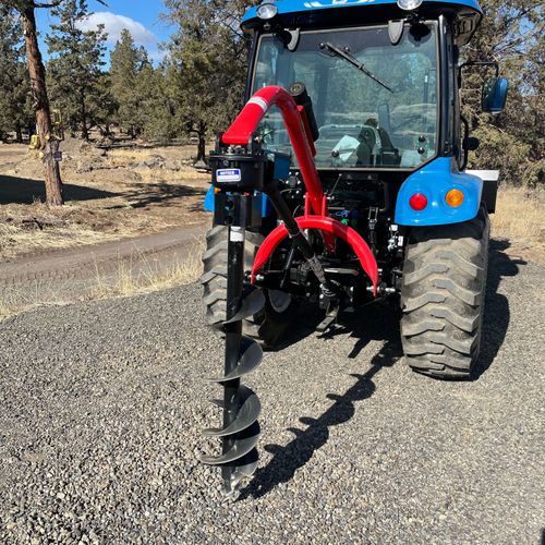 2023 Post Hole Digger and Augers, 6" & 12"