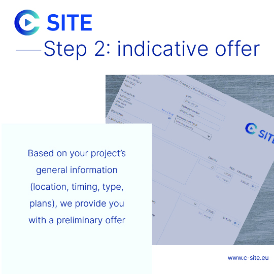 Step 2: indicative offer