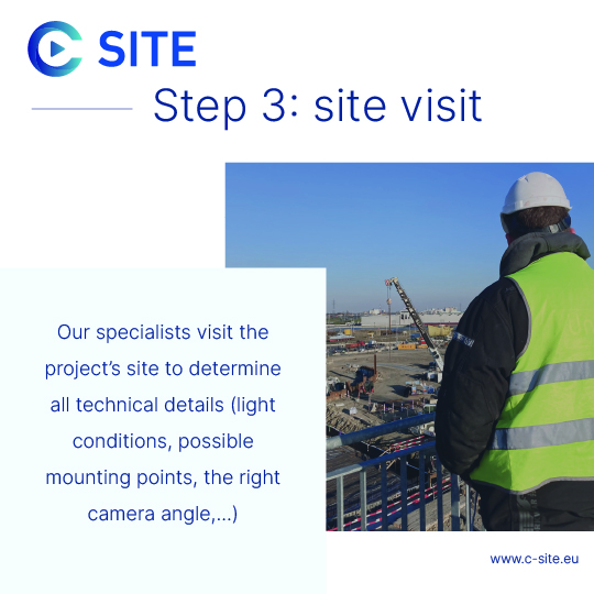 Step 3: site visit