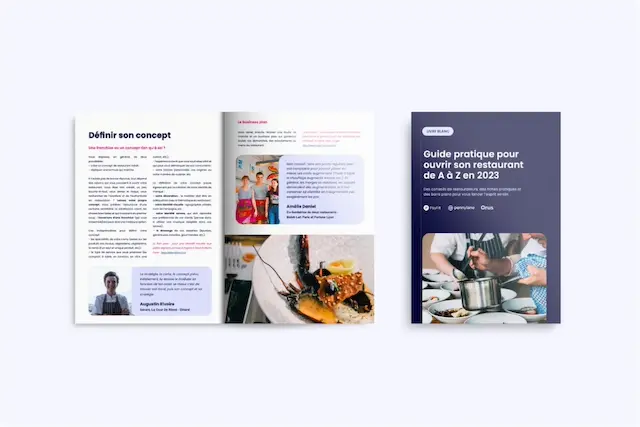 Livre blanc "Lancers on restaurant en 2023" réalisé en partenariat avec PayFit et Pennylane ouvert