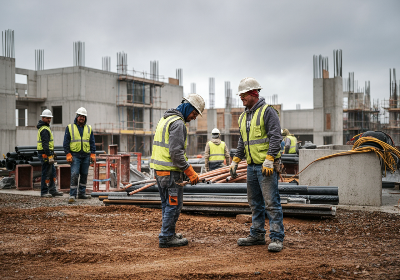 Zones de déplacement BTP