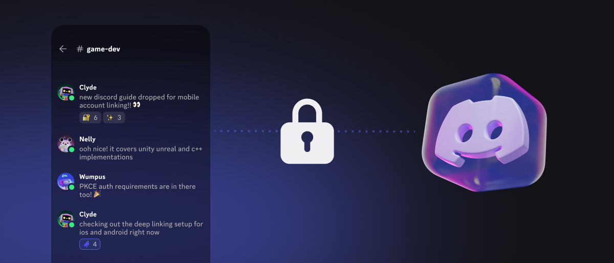 Chat excitedly talking about release of a new mobile Account Linking guide