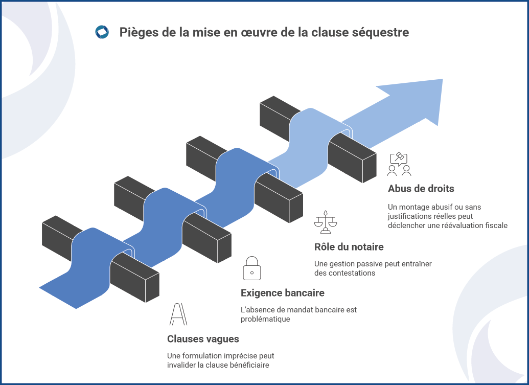Infographie décrivant les pièges à éviter pour un montage Musel