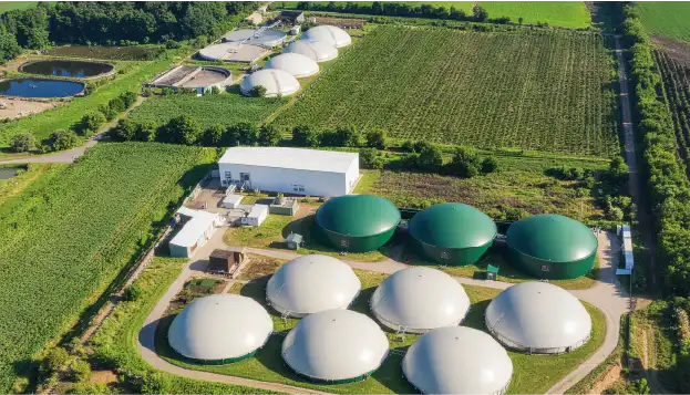 Photographie de méthaniseurs