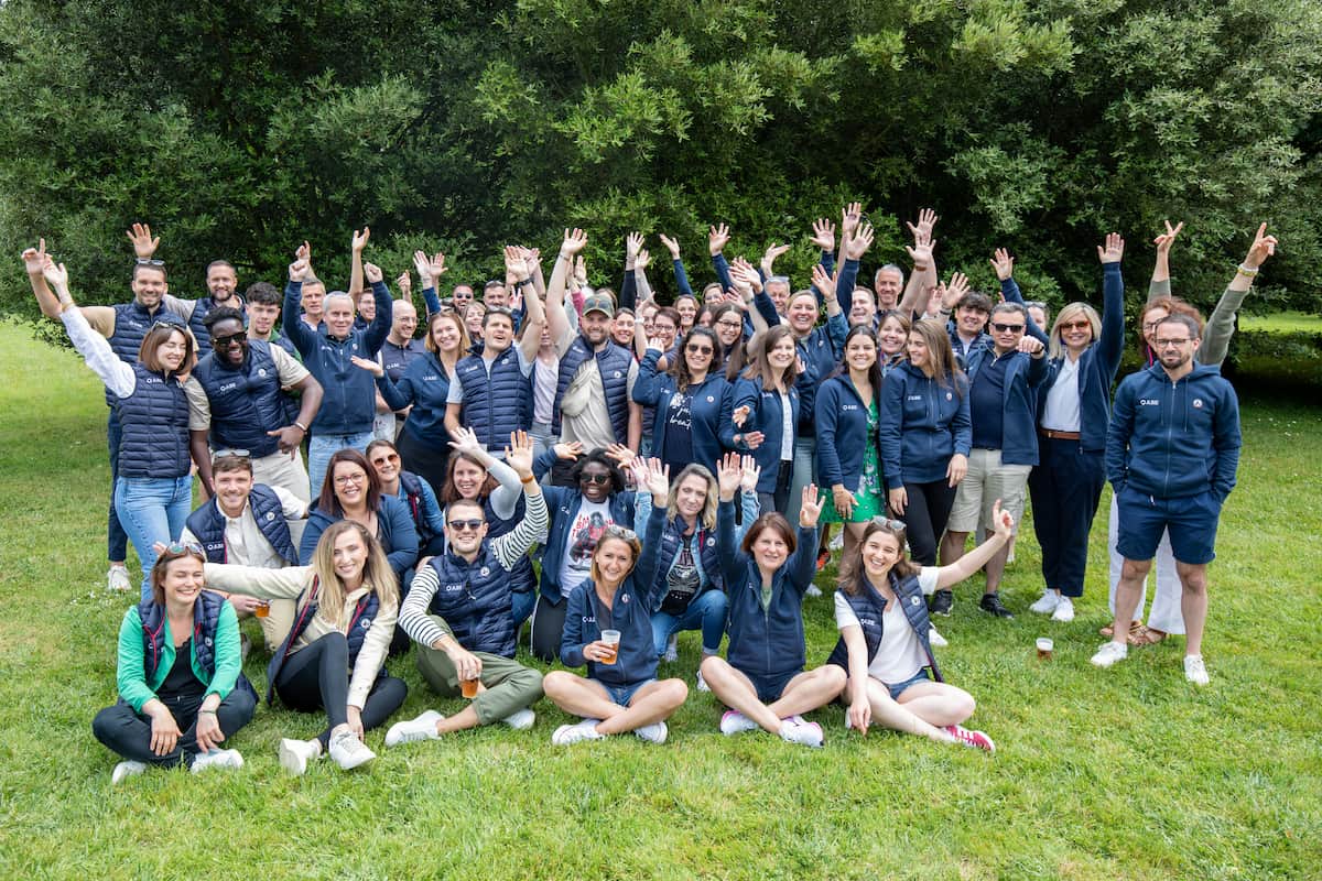 Photo de groupe de tous les collaborateurs ABE