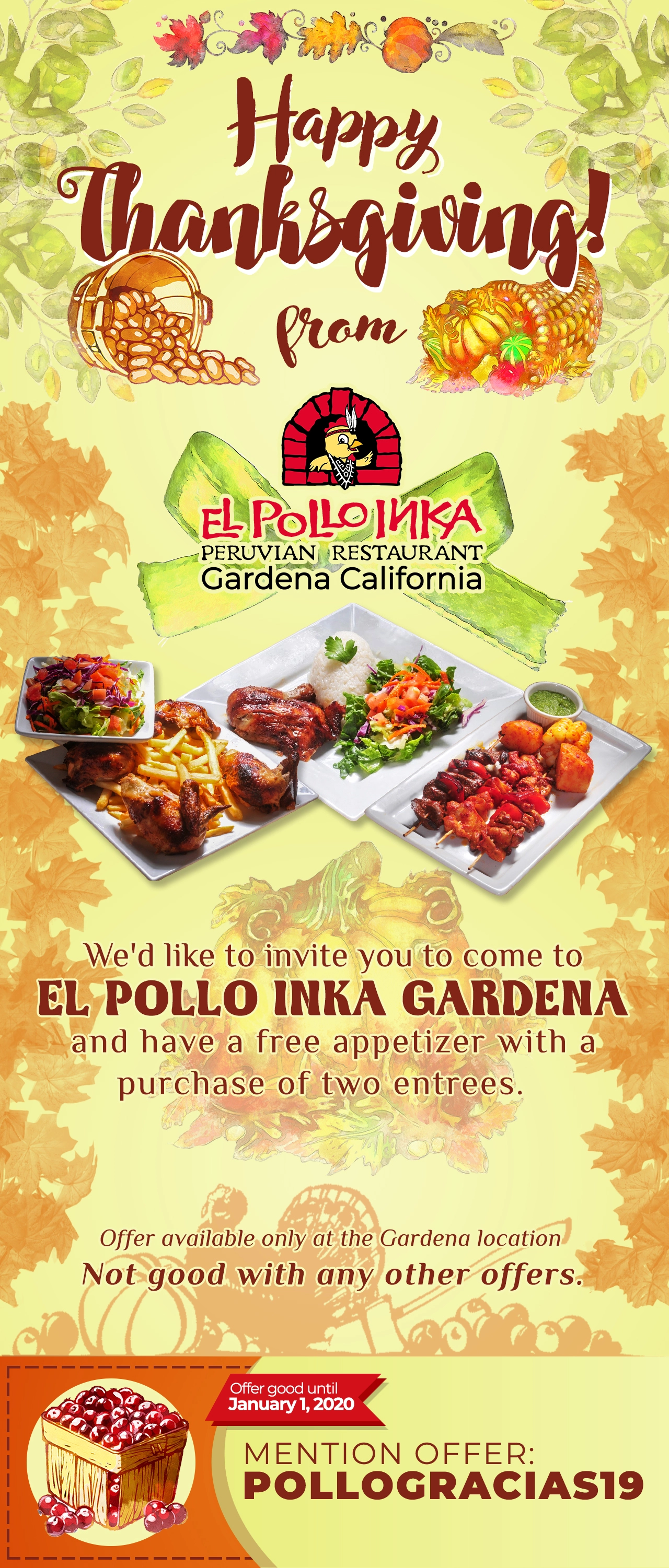 El Pollo Inka Newsletters