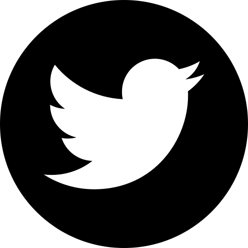 Twitter logo black