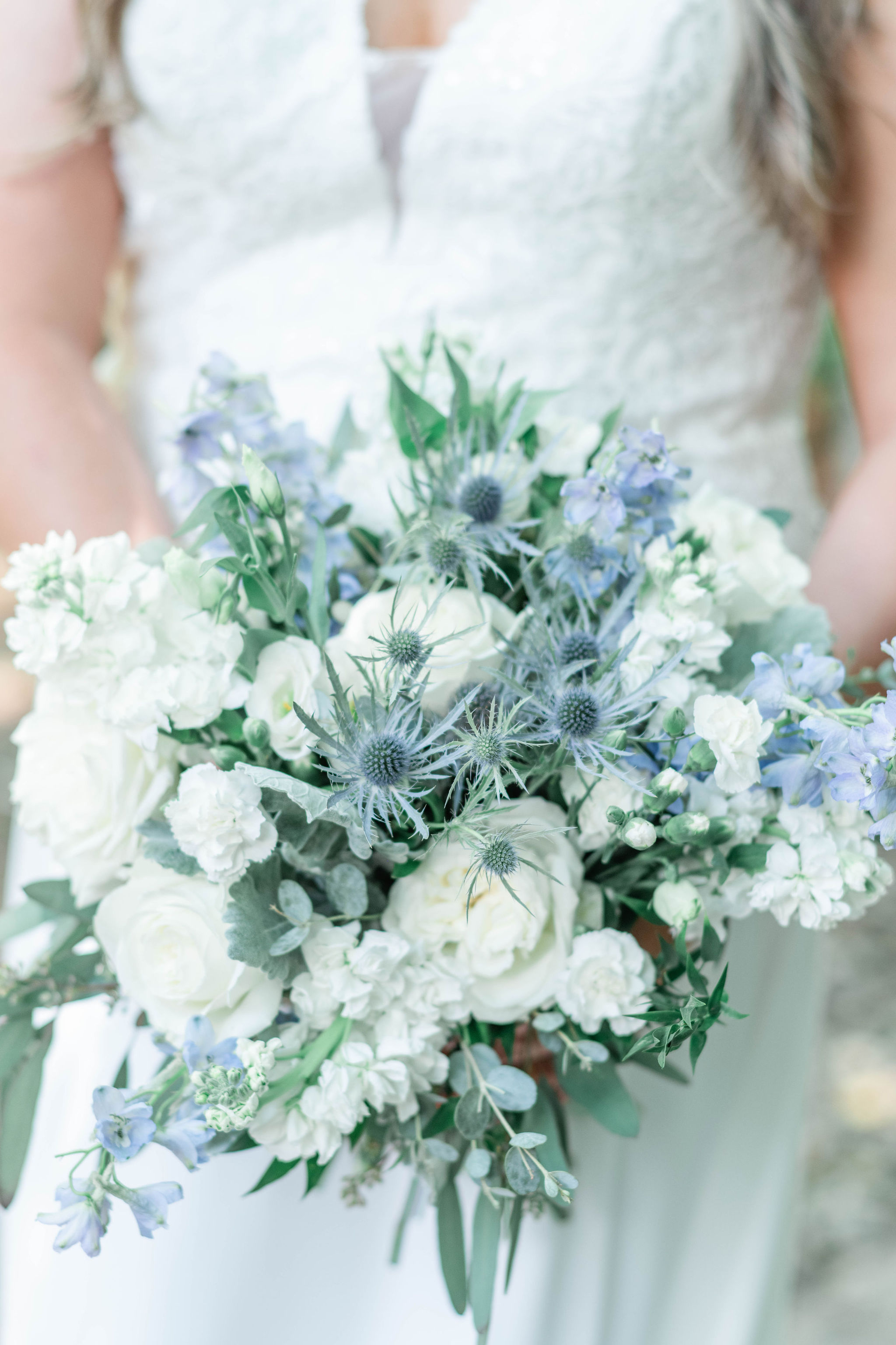 Bride's bouquet by 313 Maple Florist.