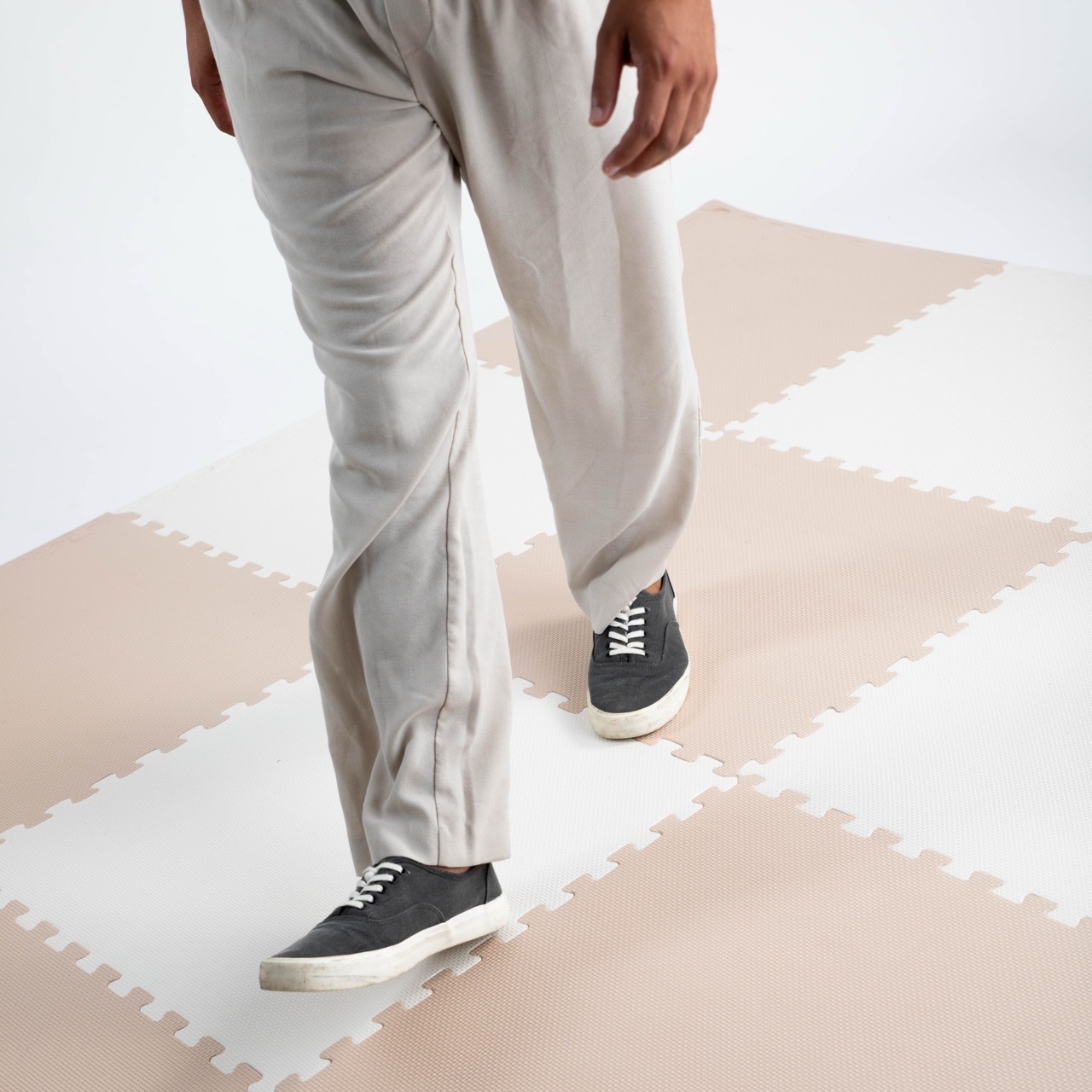 We Sell Mats foam floor tiles fitness product photo shoot.