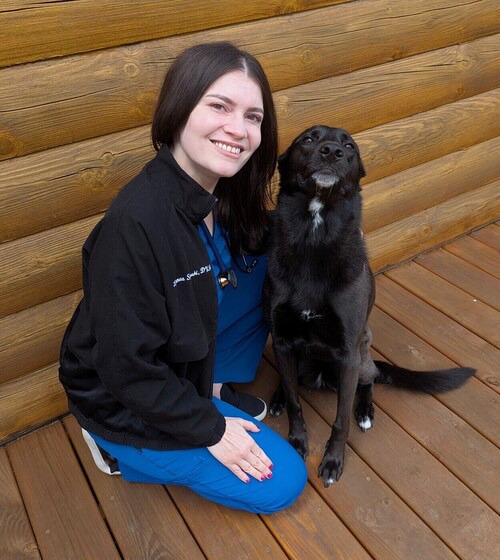 Dr. Lynnea Soposki, veterinarian at Muirfield Animal Hospital, Dublin, Ohio