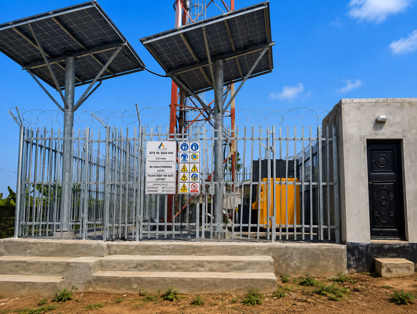 Hybrid telecom power infrastructure
