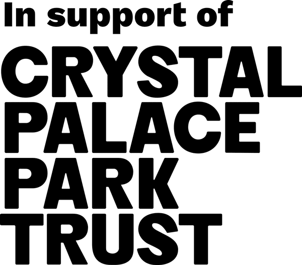 “In support of Crystal Palace Park Trust” logo