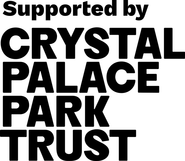 “Supported by Crystal Palace Park Trust” logo