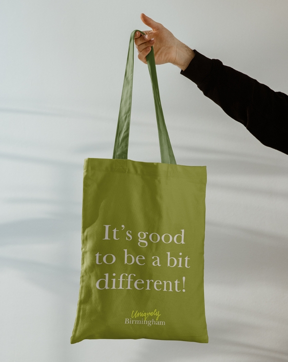 Birmingham Museums tote bag model