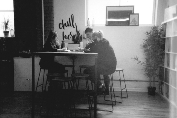 Meeting at Cake Agency discussing work and talking ecommerce jargon