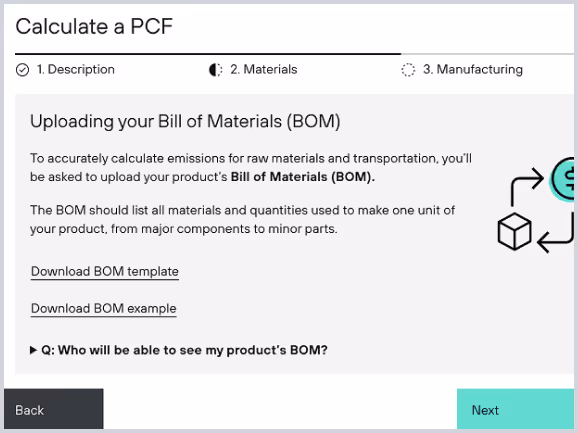 Calculate a PCF Page