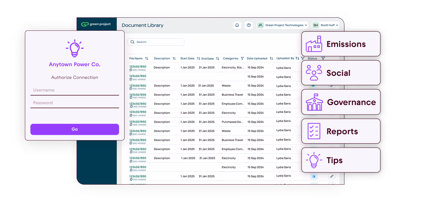A document library page